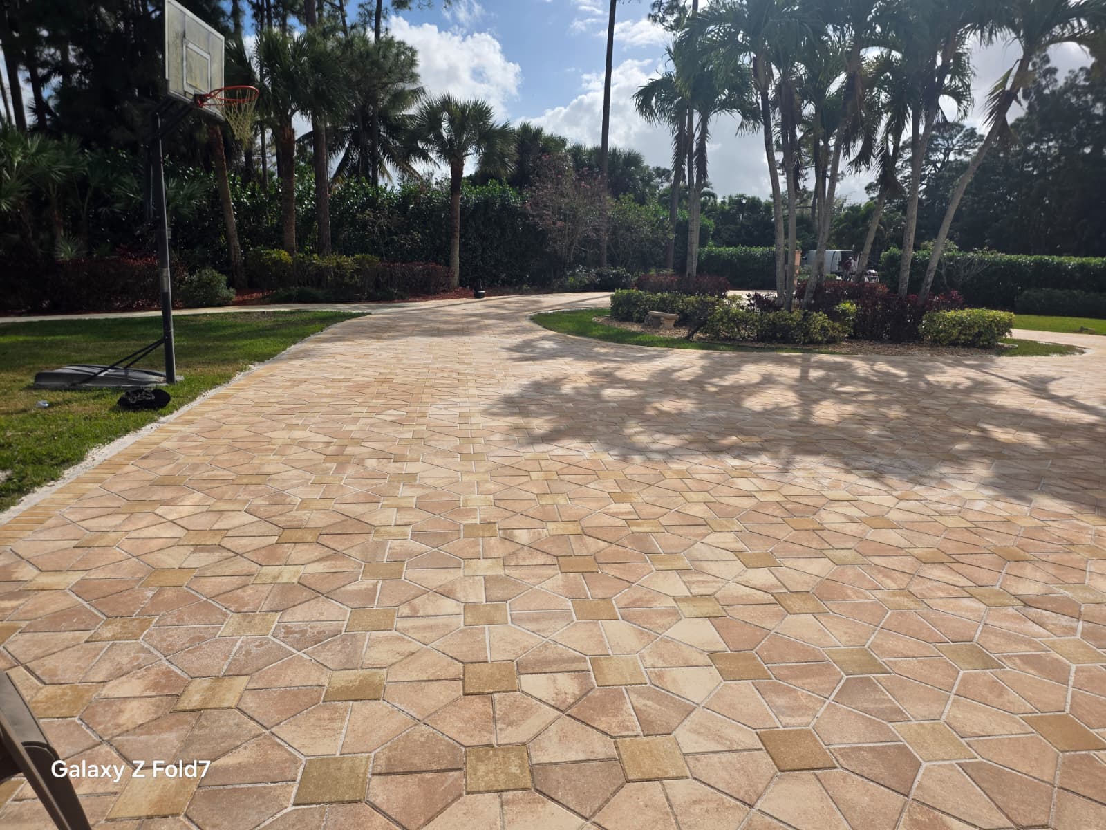Brick Pavers residential hardscape project in Naples Area, FL by DMH Associates